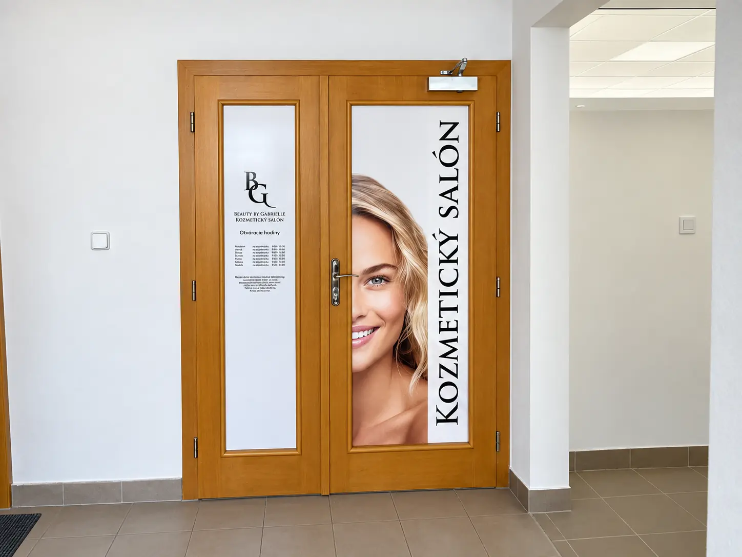Stickers and signmaking - implementation by BEST MEDIA Poprad