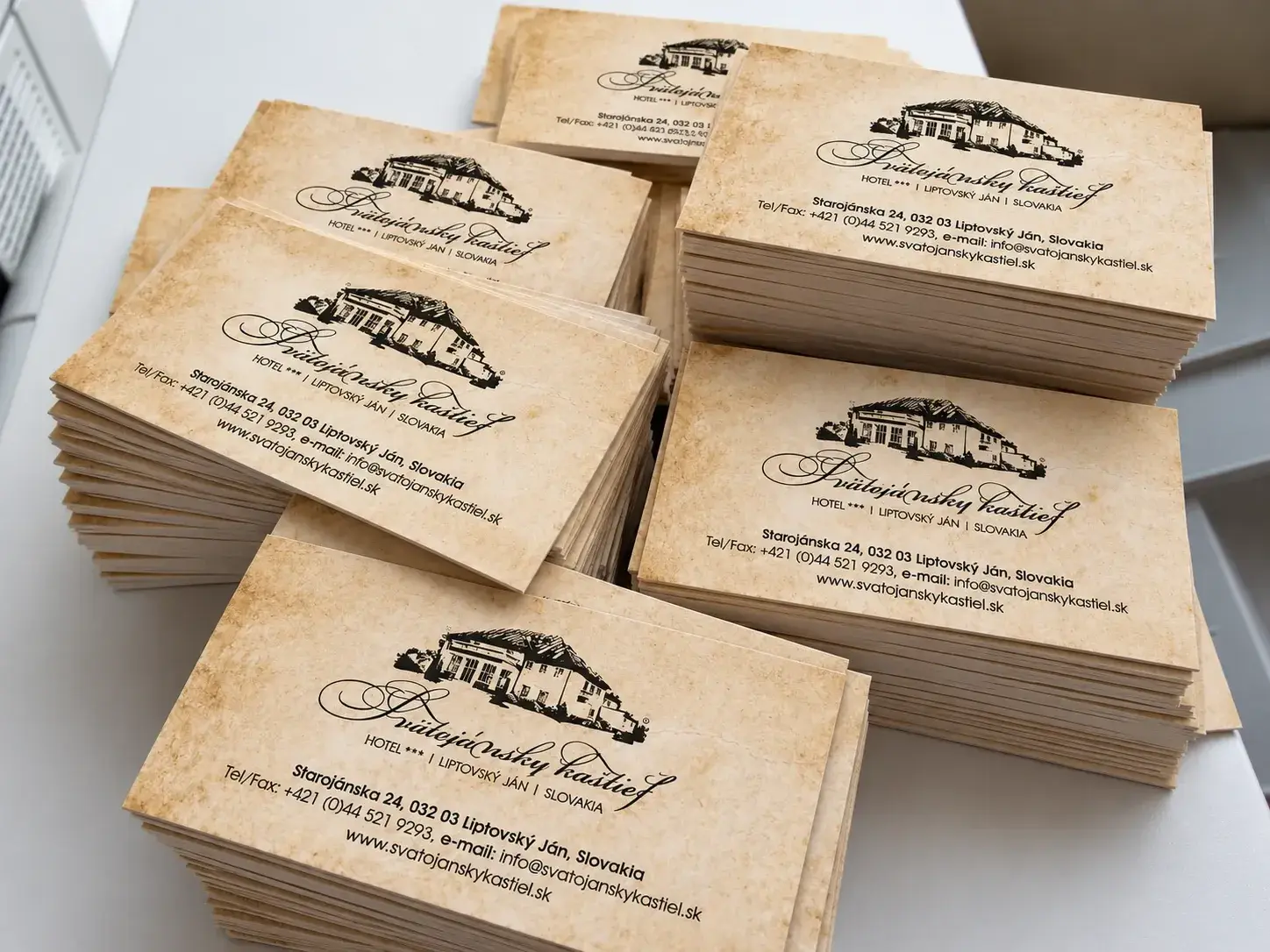 Business cards - implementation of BEST MEDIA Poprad